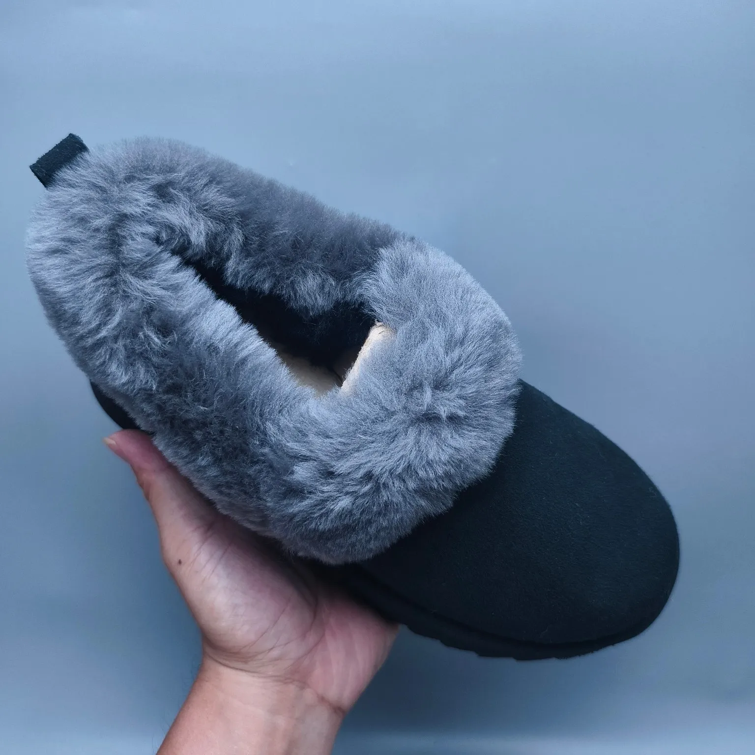 💰480 UGG sheepskin all-in-one snow boots 6733 Thick-soled non-slip slip-on casual style Color: Maroon Antelope Brown Black Size: 35-40